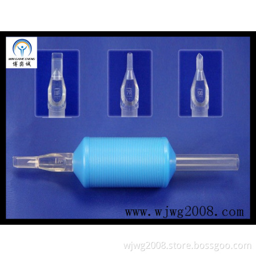 New Disposable 1" (25mm) Blue Plastic Grips with Transparency Tip
